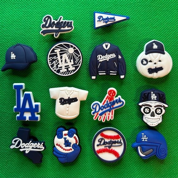 New 14 LA Dodgers Croc Charms Bundle - Picture 1 of 13